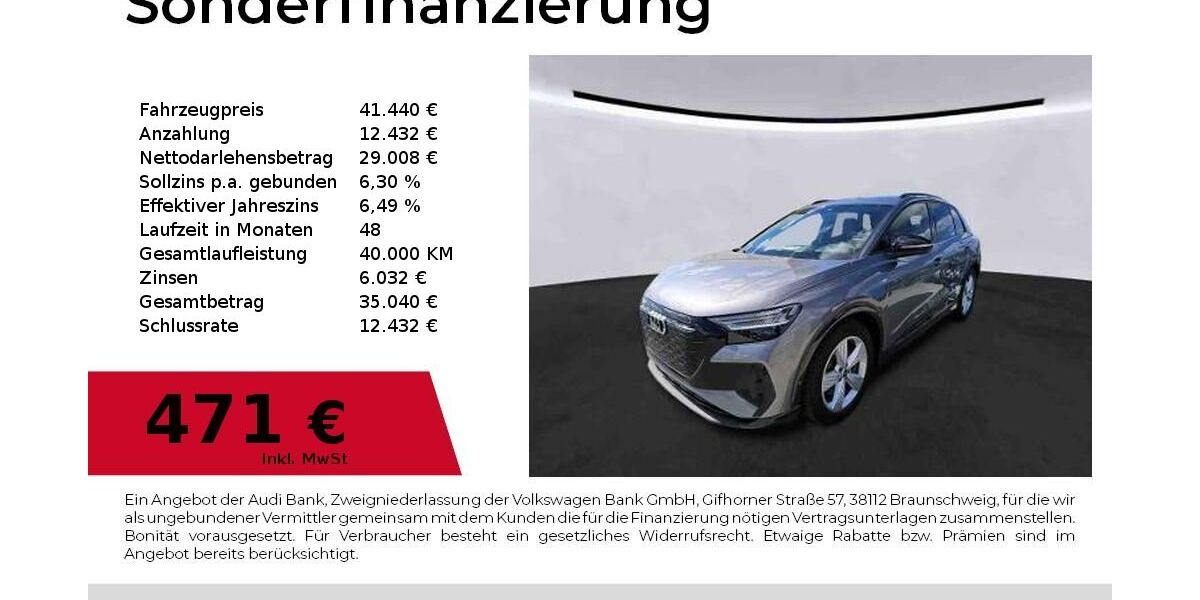 Audi Q4 e-tron 41.400 km 41.440 &euro; Nürnberg 90411