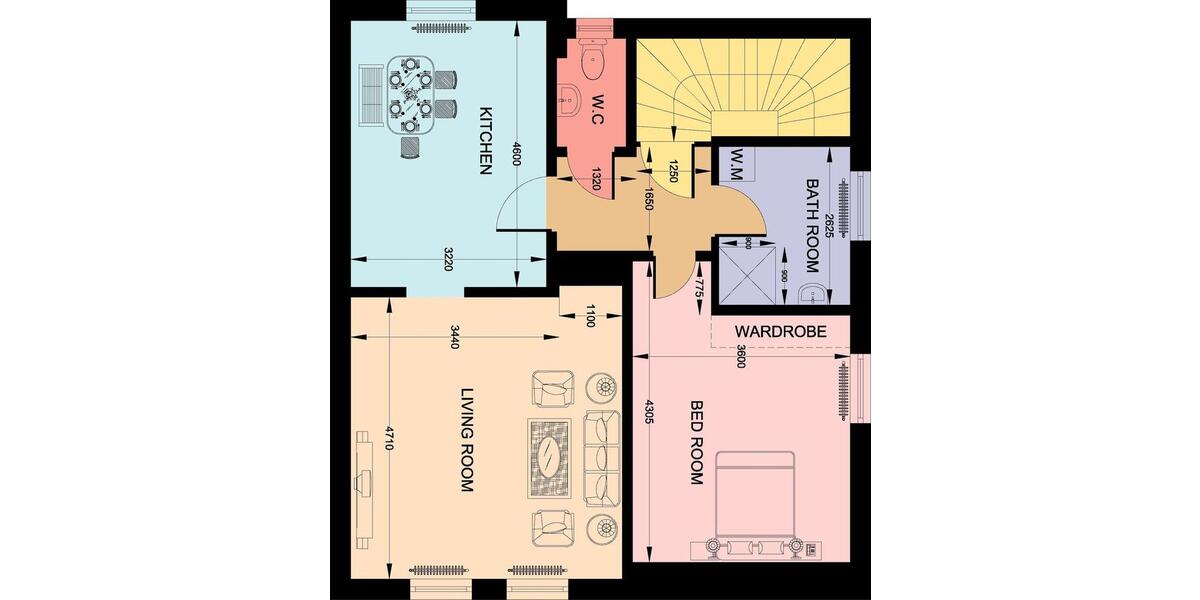 Etagenwohnung Penzberg - 2 Zimmer, 65 m&sup2;, 1.086&euro; | Angebot:25378288