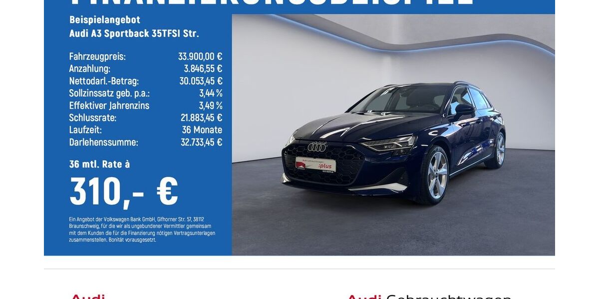 Audi A3 9.803 km 31.490 &euro; Göttingen OT Grone 37081