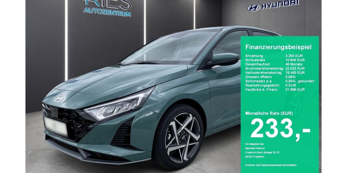 Hyundai i20 8.000 km 21.640 &euro; Bad Soden-Salmünster 63628