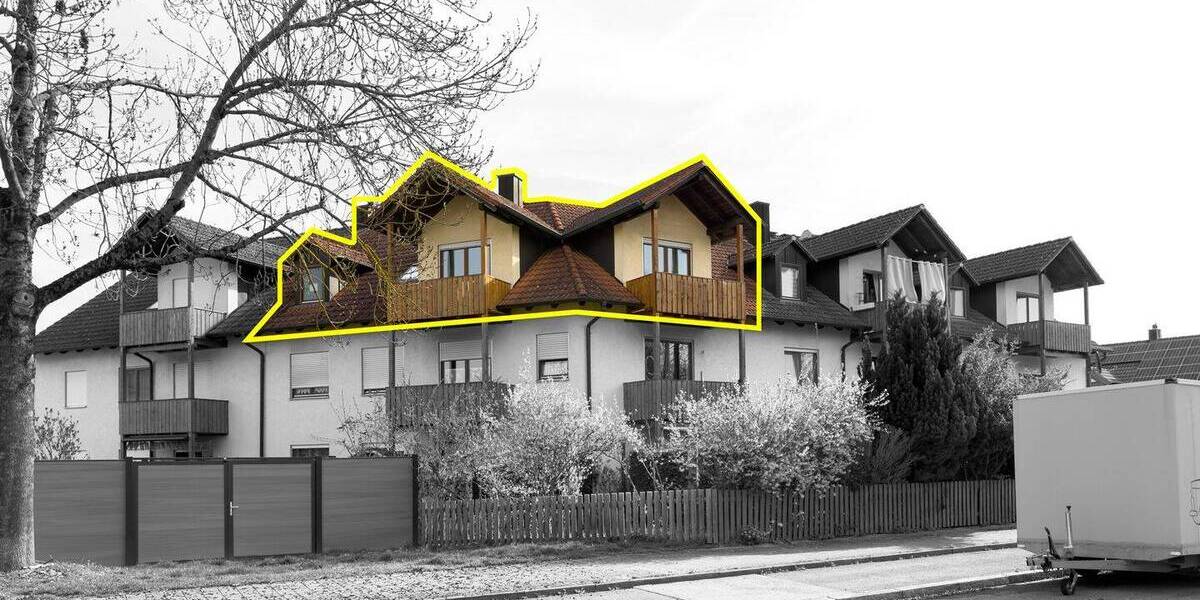Etagenwohnung Ingolstadt Südost - 3 Zimmer, 93 m&sup2;, 329.800&euro; | Angebot:26358405