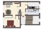 Dachgeschoßwohnung Zwenkau - 2 Zimmer, 47 m&sup2;, 380&euro; | Angebot:26336994