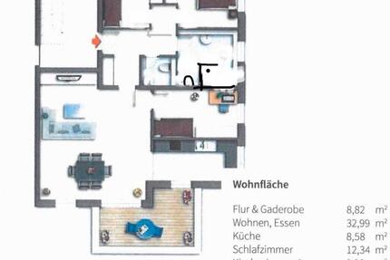 Wohnung Wörrstadt - 4 Zimmer, 98 m&sup2;, 1.550&euro; | Angebot:26395670