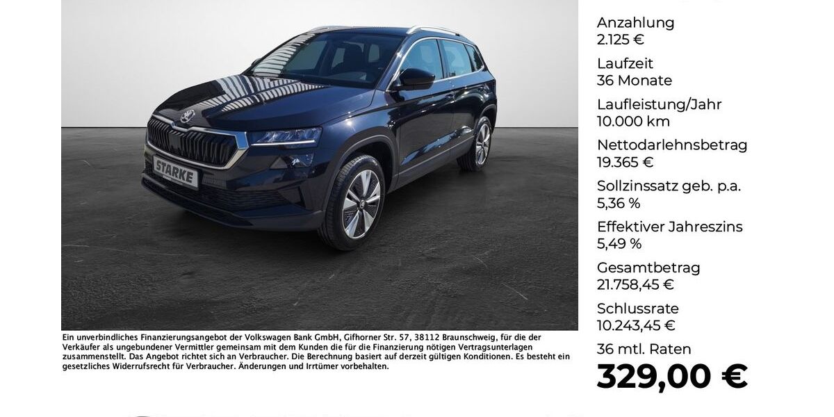 Skoda Karoq 91.290 km 20.990 &euro; Georgsmarienhütte 49124
