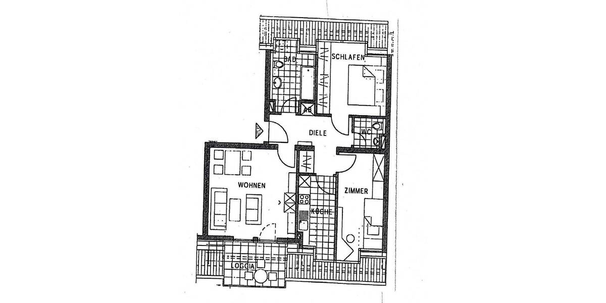 Etagenwohnung Roth - 3 Zimmer, 71 m&sup2;, 675&euro; | Angebot:26820804