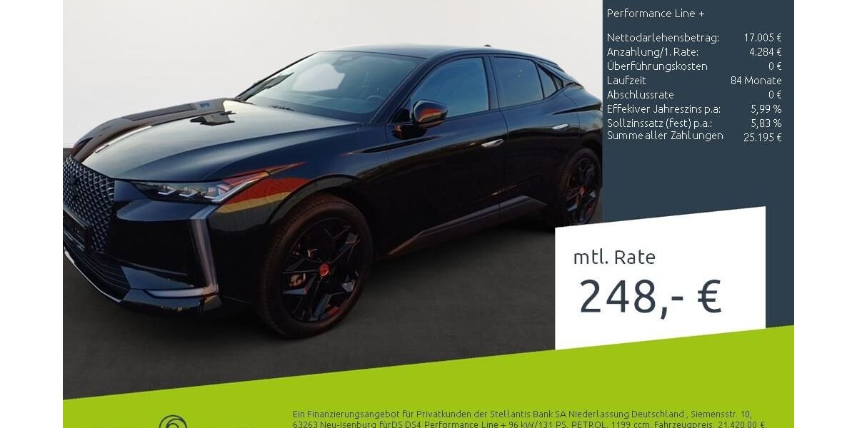 DS Automobiles DS4 13.373 km 21.135 &euro; Dülmen 48249