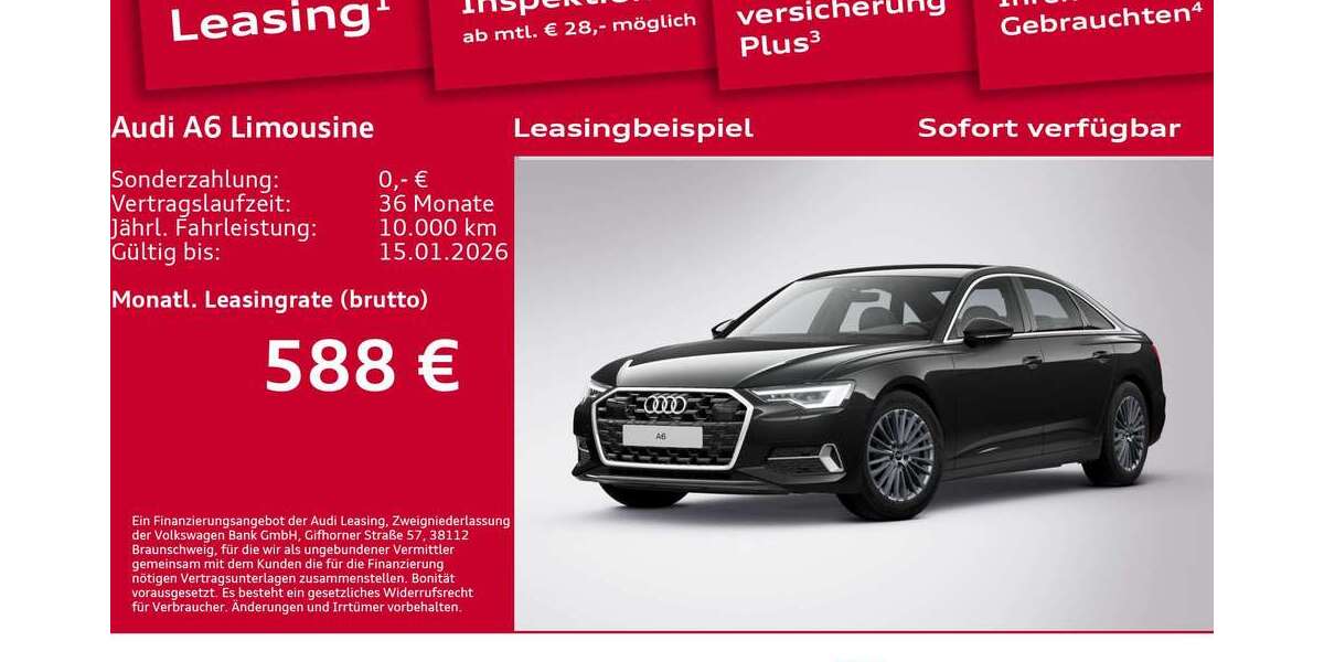 Audi A6 29.593 km 52.900 &euro; Berlin 12489