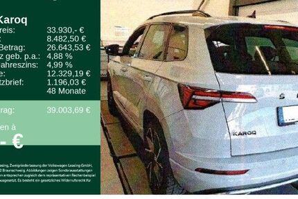 Skoda Karoq 37.271 km 33.930 &euro; Ettlingen 76275
