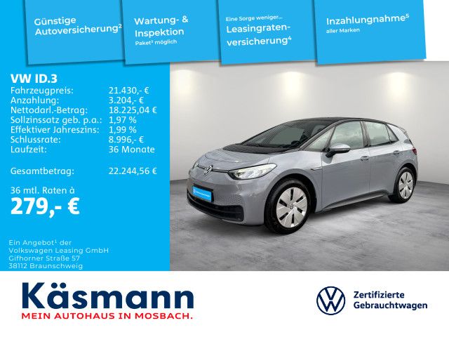 VW ID.3 50.233 km 21.430 € Mosbach 74821