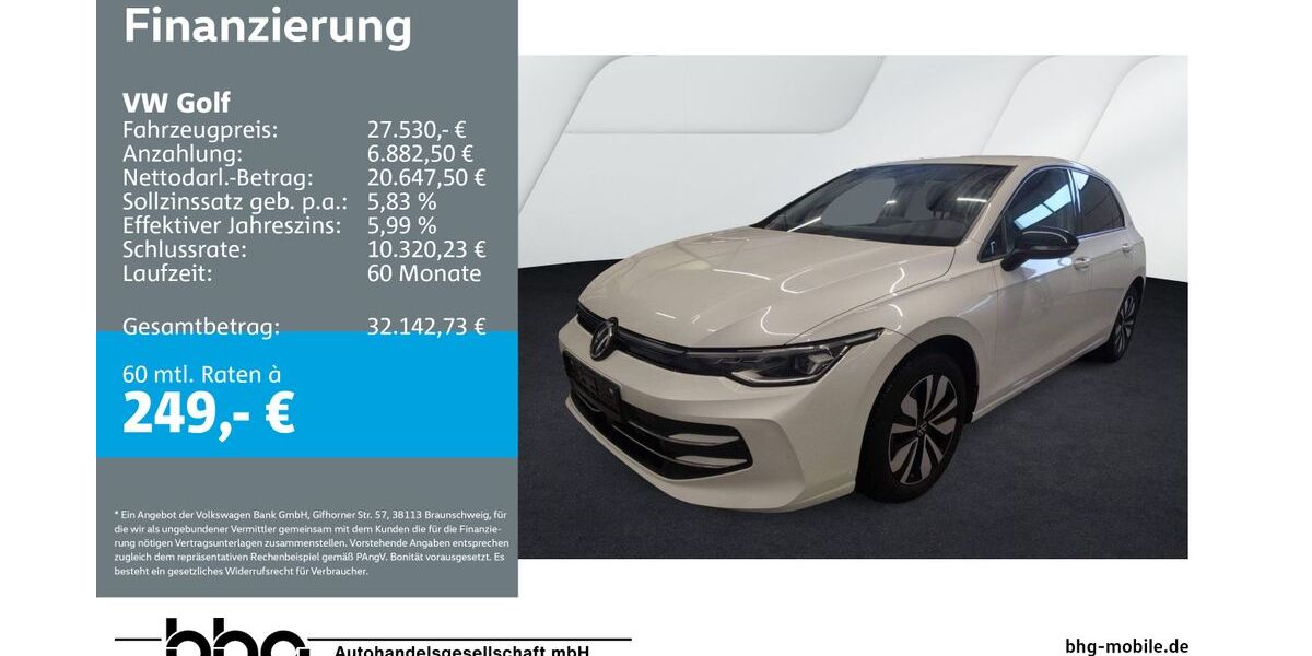 VW Golf 25.275 km 27.530 &euro; Freiburg 79115