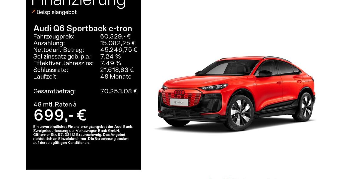Audi Q6 e-tron 12.000 km 60.329 &euro; Büdingen-Düdelsheim 63654