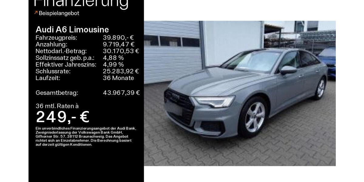 Audi A6 42.213 km 39.890 &euro; Heidenheim an der Brenz 89520