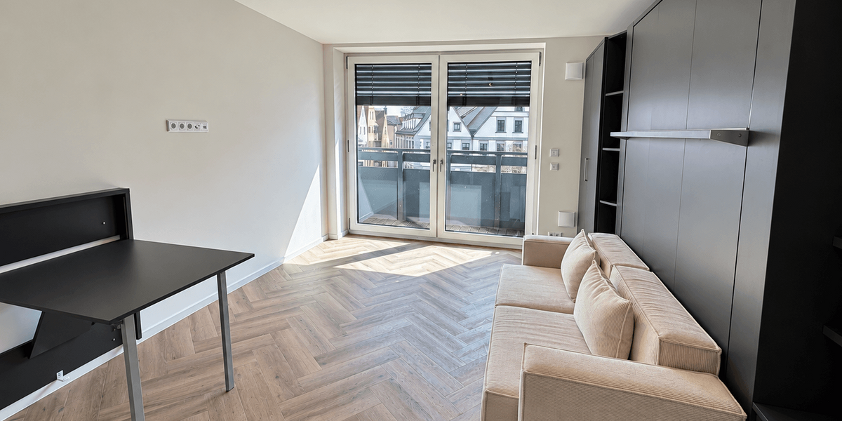 Etagenwohnung Augsburg Innenstadt - 1 Zimmer, 30 m&sup2;, 820&euro; | Angebot:27322353