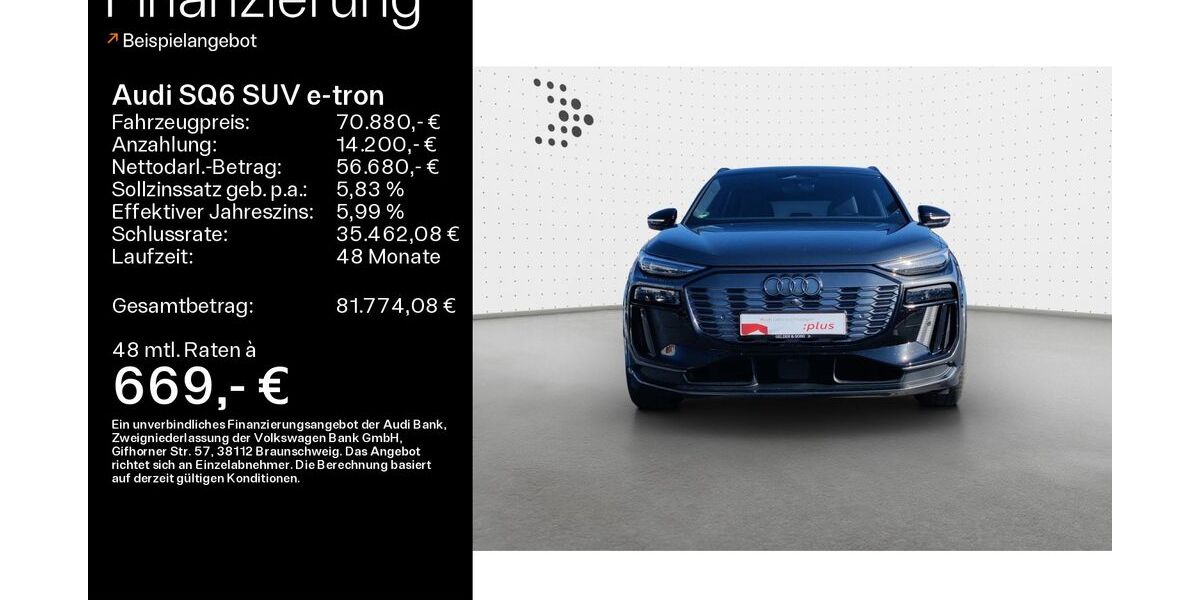 Audi SQ6 e-tron 30.650 km 69.990 &euro; Ebern 96106