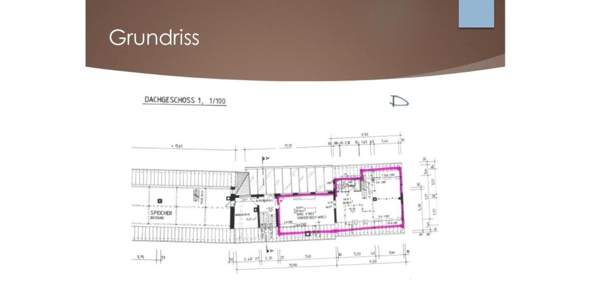 Dachgeschoßwohnung Günzburg - 3 Zimmer, 115 m&sup2;, 1.150&euro; | Angebot:25570696