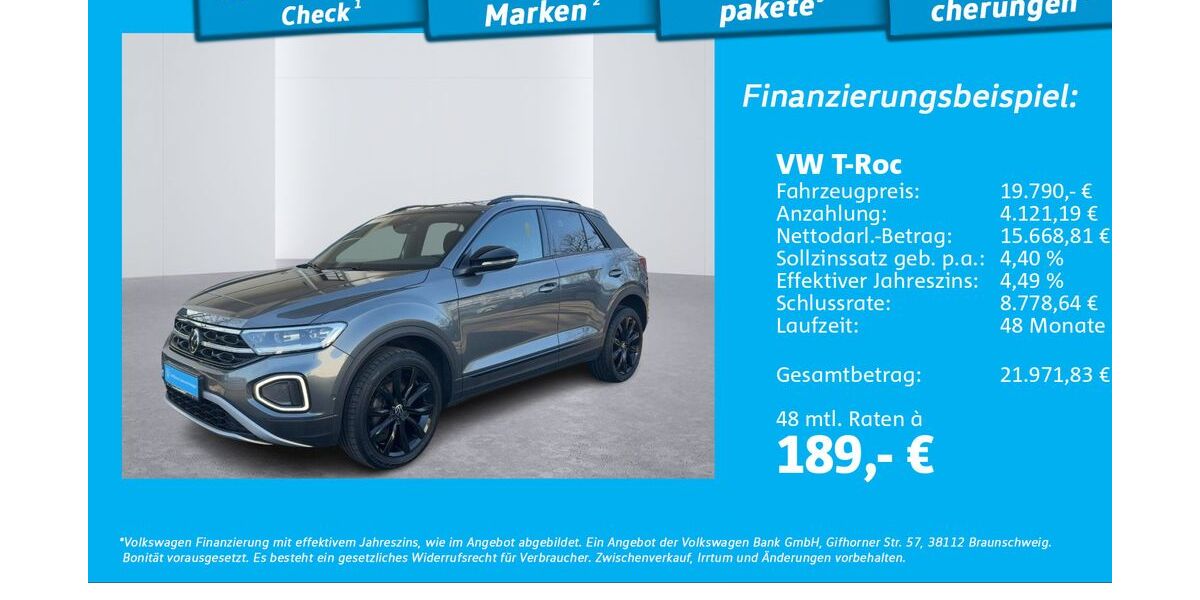 VW T-Roc 104.285 km 19.790 &euro; Glinde 21509