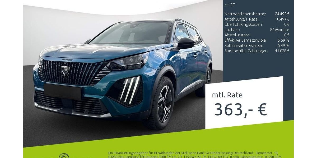Peugeot 2008 12.495 km 34.979 &euro; Dülmen 48249