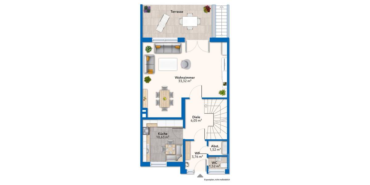 Reihenmittelhaus Stuhr / Moordeich Moordeich - 4 Zimmer, 112 m&sup2;, 210.000&euro; | Angebot:25927171