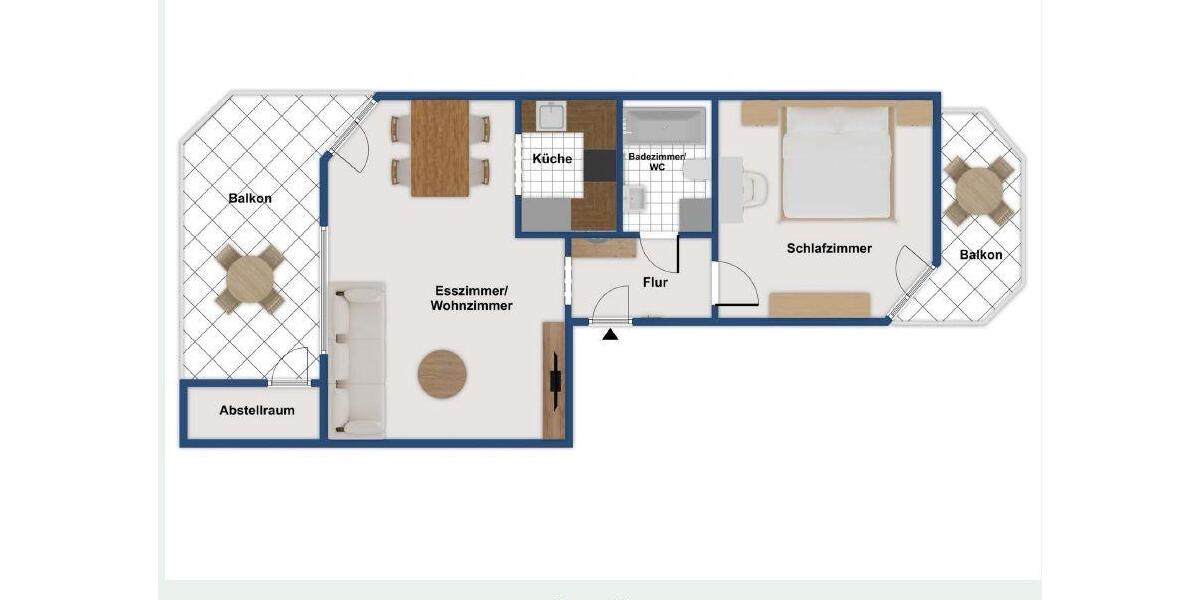 Etagenwohnung Steinheim an der Murr - 2 Zimmer, 62 m&sup2;, 900&euro; | Angebot:26325797