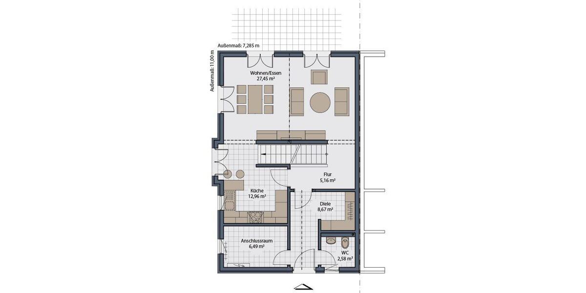 Doppelhaushälfte Seevetal Holtorfsloh - 4 Zimmer, 124 m&sup2;, 1.970&euro; | Angebot:26646589