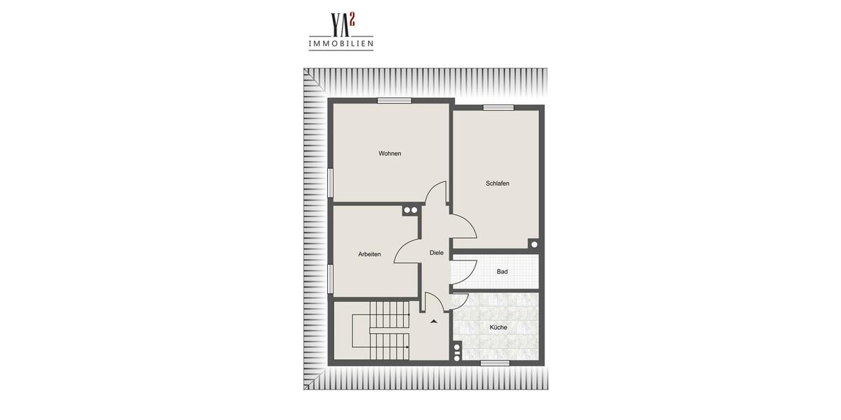 Dachgeschoßwohnung Friedberg (Hessen) - 3 Zimmer, 65 m&sup2;, 850&euro; | Angebot:25446752