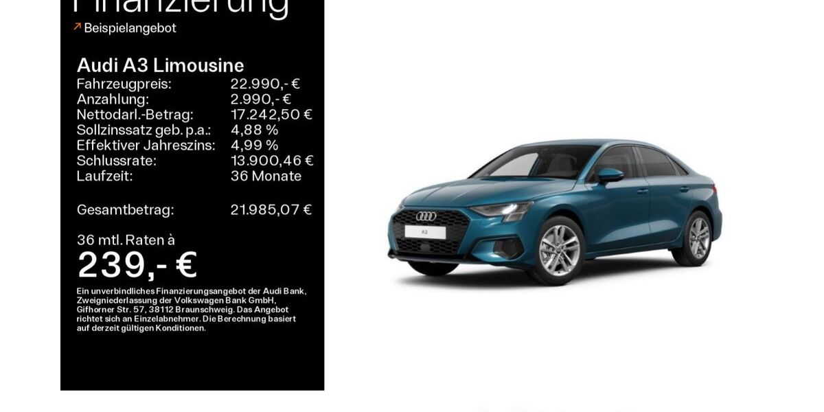 Audi A3 31.650 km 22.990 &euro; Haßfurt 97437