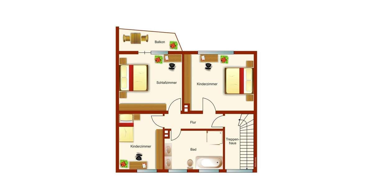 Doppelhaushälfte Lotte - 5 Zimmer, 126 m&sup2;, 319.000&euro; | Angebot:24634472