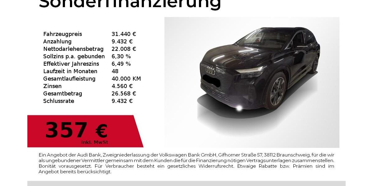 Audi Q4 e-tron 31.300 km 31.440 &euro; Höchstadt an der Aisch 91315