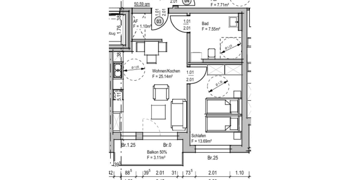 2 Raumwohnung 2 zimmer