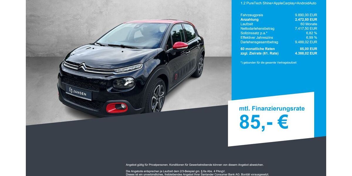 Citroen C3 82.800 km 9.890 &euro; Haselünne 49740