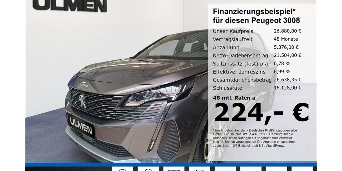 Peugeot 3008 12.100 km 26.580 &euro; Ratingen 40880