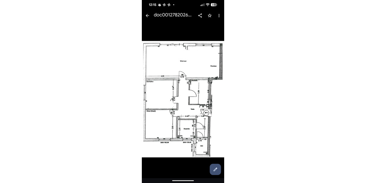 Etagenwohnung Bad Hersfeld - 3 Zimmer, 98 m&sup2;, 1.226&euro; | Angebot:24454136