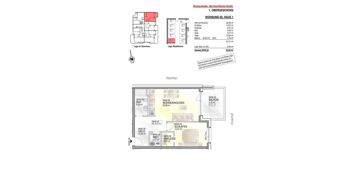 Modernes Wohnen Schweich-Stadtmitte im KFW 40 Energiesparhaus -KFW Darlehen ab 1,3 % - Etagenwohnung Schweich | Angebot:23835589