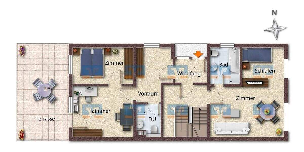 Einfamilienhaus Horben Dorf - 5 Zimmer, 138 m&sup2;, 420.000&euro; | Angebot:25704937