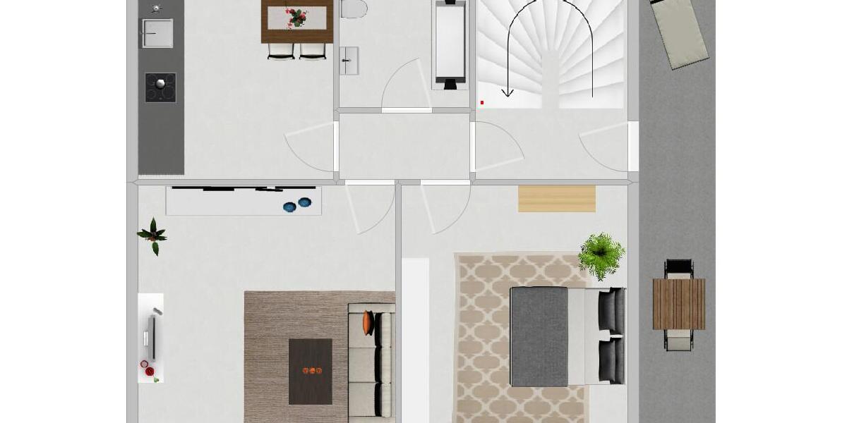 Etagenwohnung Vilshofen an der Donau - 2 Zimmer, 56 m&sup2;, 530&euro; | Angebot:26279404