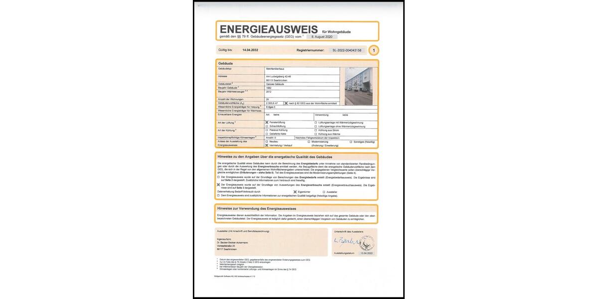 Etagenwohnung Saarbrücken Malstatt - 4 Zimmer, 73 m&sup2;, 210.000&euro; | Angebot:27291933