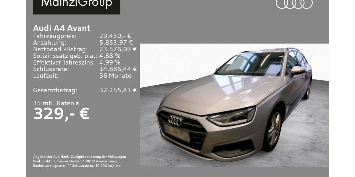 Audi A4 56.800 km 29.430 &euro; Feldkirchen/Westerham 83620