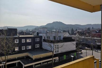 Wohnen in der Fußgängerzone mit Blick auf das Eggegebirge