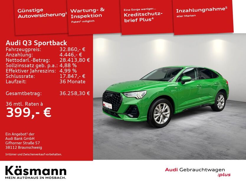 Audi Q3 53.497 km 30.980 € Mosbach 74821