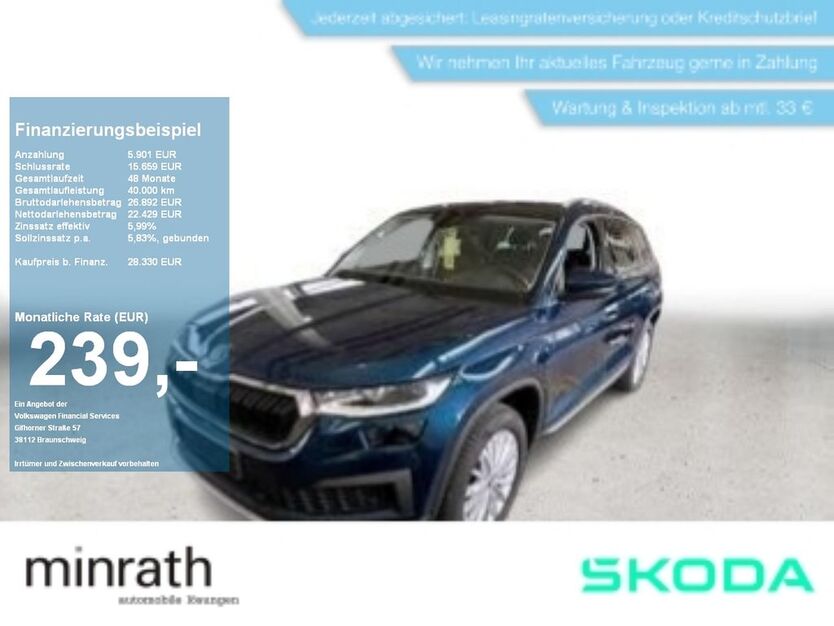 Skoda Kodiaq 76.041 km 27.720 € Geldern 47608