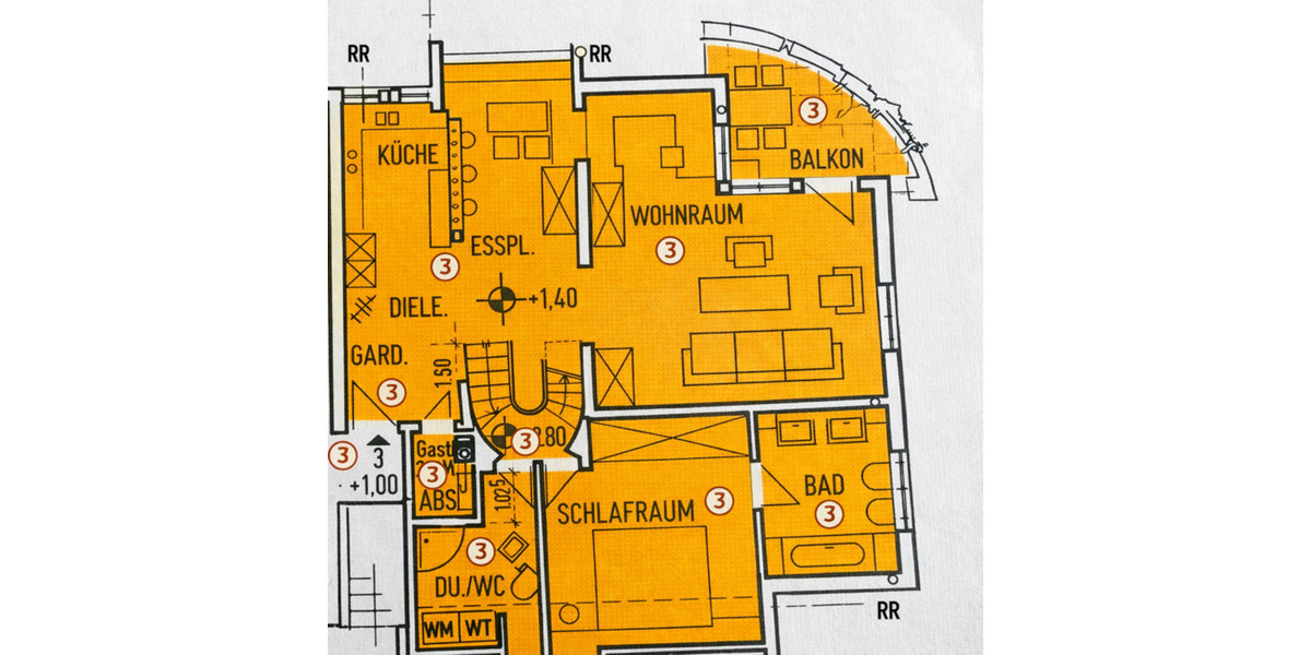 Maisonettenwohnung Volkach - 5 Zimmer, 120 m&sup2;, 445.000&euro; | Angebot:24614754