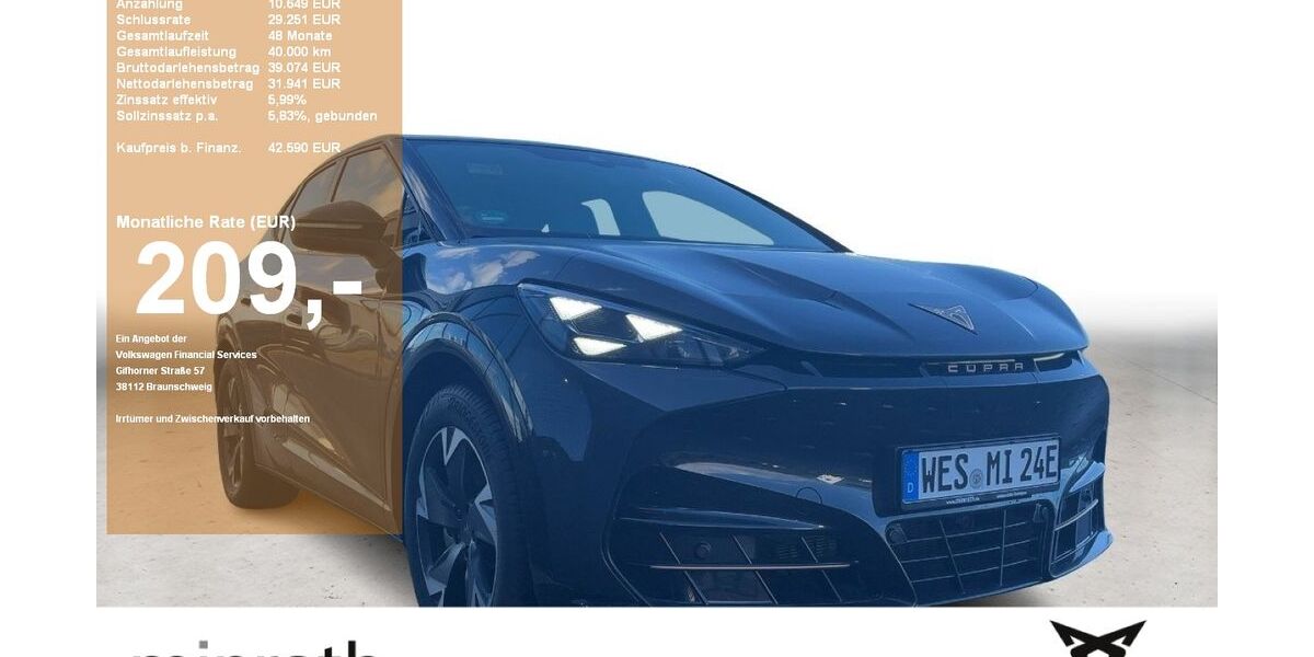 Cupra Tavascan 3.860 km 38.955 &euro; Moers-Hülsdonk 47441