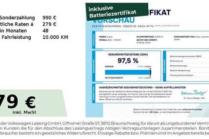Cupra Born 5.900 km 31.990 &euro; Roth 91154