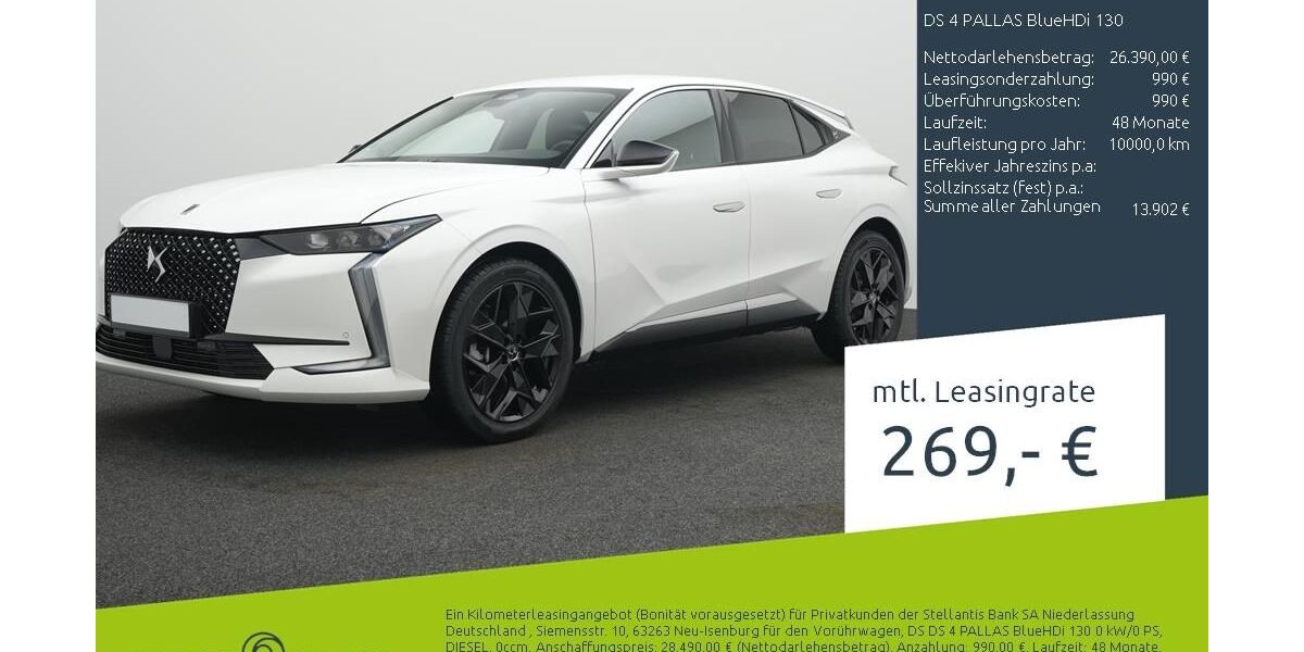 Citroen DS4 3.977 km 26.890 &euro; Münster - Amelsbüren 48163