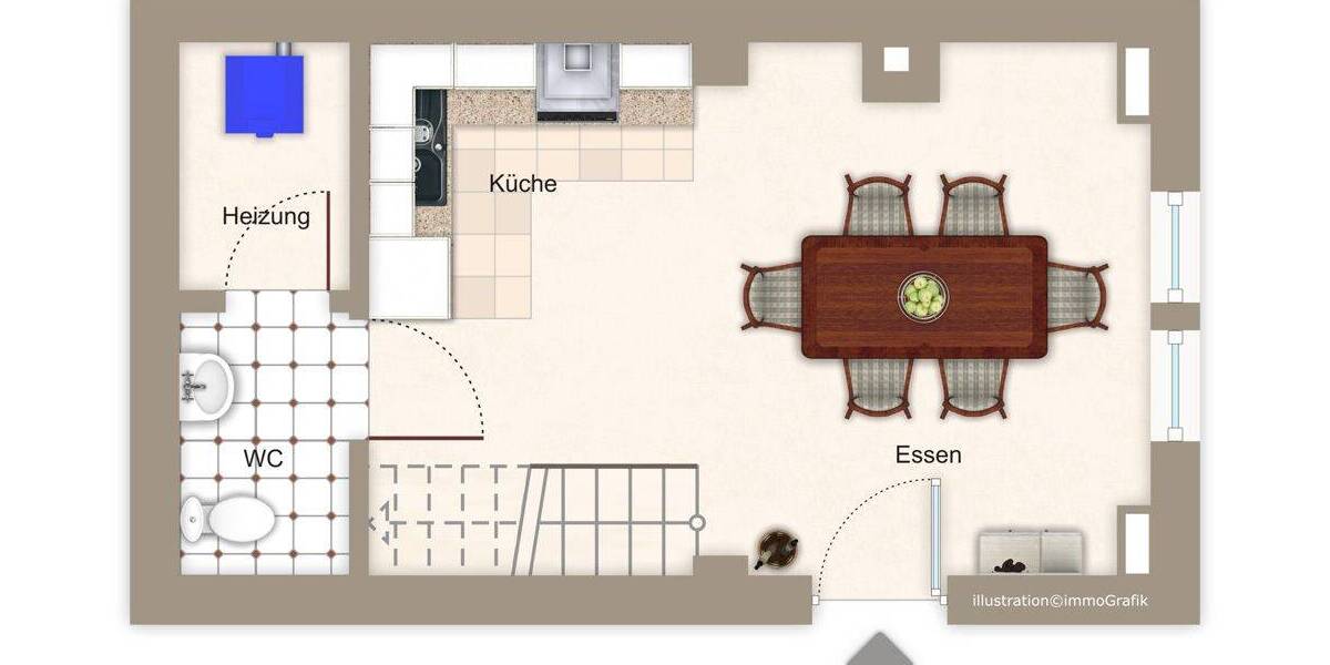 Mehrfamilienhaus, Wohnhaus Karlsruhe-Durlach Durlach - 3 Zimmer, 60 m&sup2;, 289.000&euro; | Angebot:26672944