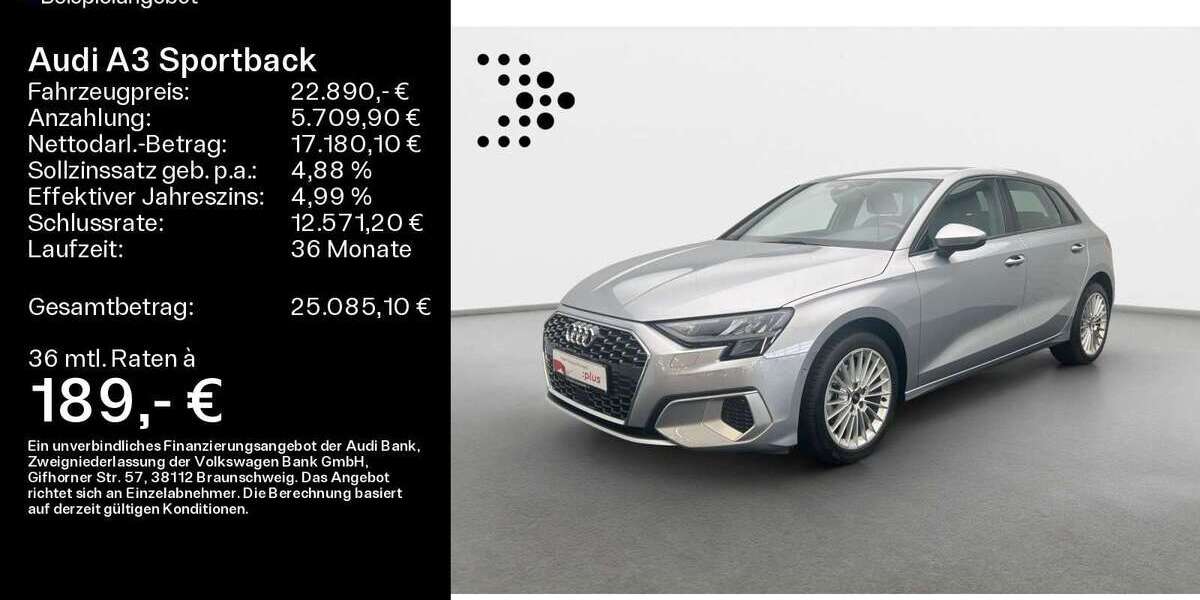 Audi A3 24.155 km 22.890 &euro; Hofheim 65719