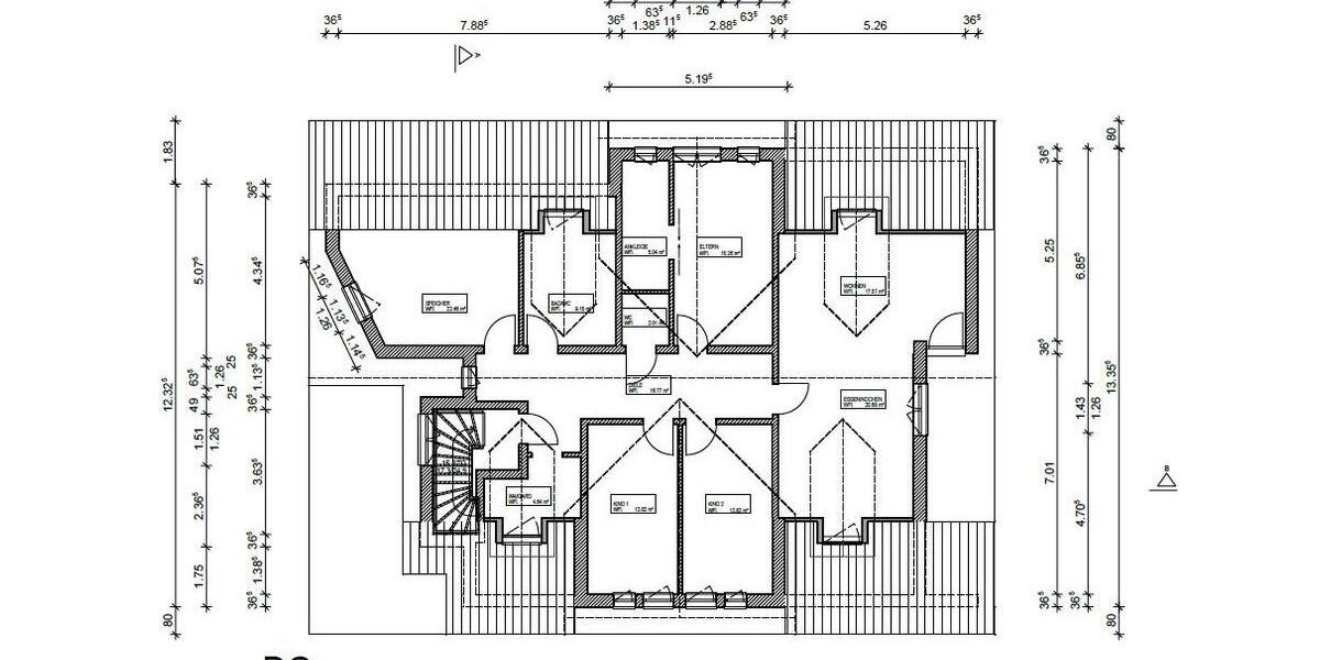 Dachgeschoßwohnung Pförring - 5 Zimmer, 117 m&sup2;, 1.160&euro; | Angebot:26408748