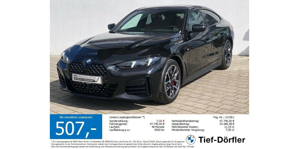 BMW 420 Gran Coupé 26.400 km 47.740 &euro; Marktsteft 97342