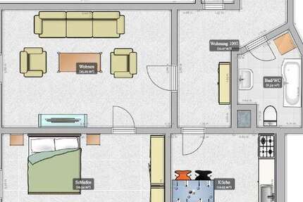 Wohnung zum Mieten in Bogen 676 € 81 m² 3 zimmer