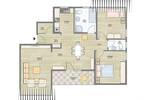 Etagenwohnung Hagenbüchach - 3 Zimmer, 95 m&sup2;, 397.000&euro; | Angebot:26929527